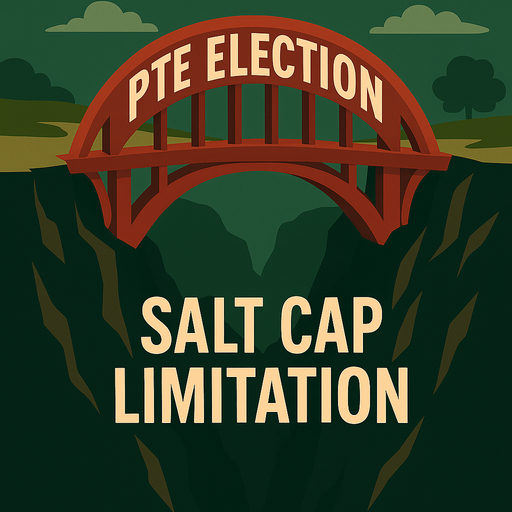 Bridge visualizing the PTE election going over the SALT cap limitation