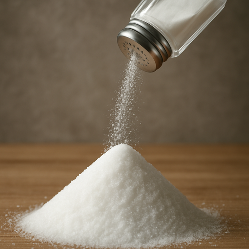 Salt pouring from a shaker into a large pile, representing the state and local tax (SALT) deduction and its limitations under current tax law